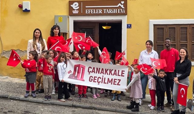 Efeler’de çocuklar tarihle buluştu
