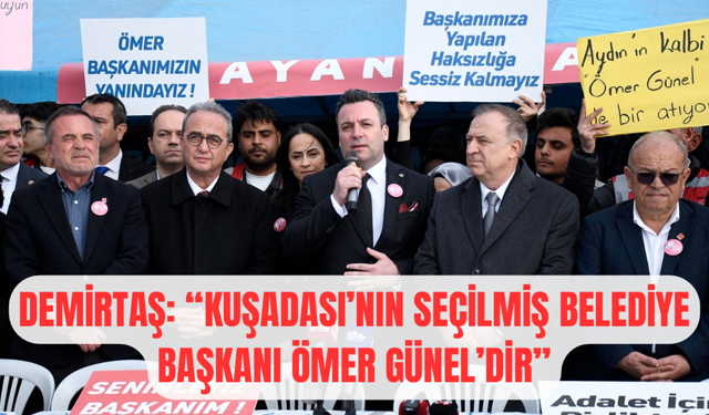Kuşadası Belediye Başkan vekili Demirtaş: “Belediye başkanı seçmedik, emaneti teslim aldık”