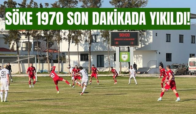 Söke 1970 son dakikada yıkıldı!