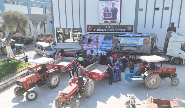 Aydın'da dağıtımlar başladı Ahırında büyükbaş hayvanı olanlara yem desteği