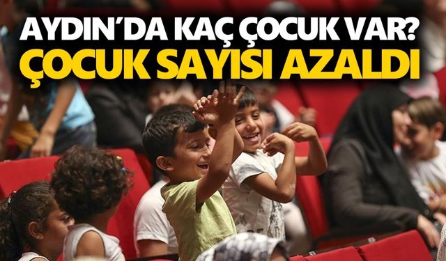 Aydın’da kaç çocuk var? Çocuk sayısı azaldı