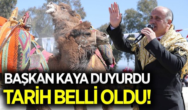 Aydın'da 40.Geleneksel Deve Güreşi Festivali tarihi belli oldu