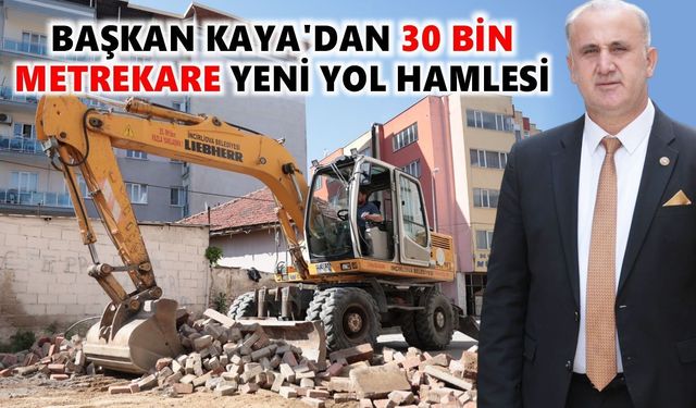Başkan Kaya yol seferberliği başlattı; İncirliova’da üç mahallenin yolu yenileniyor
