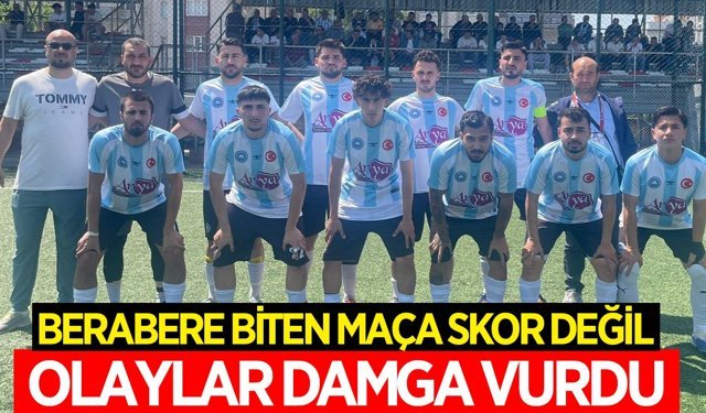 Aydın'da berabere biten maça skor değil, olaylar damga vurdu
