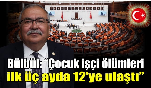 CHP’li Bülbül iş cinayetleri ve çocuk işçiliğini gündeme taşıdı