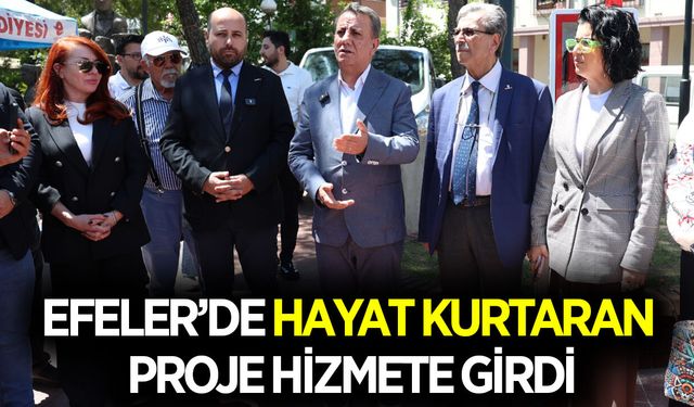 Efeler Belediyesi ile AGC işbirliğinde hayat kurtaran proje hizmete girdi