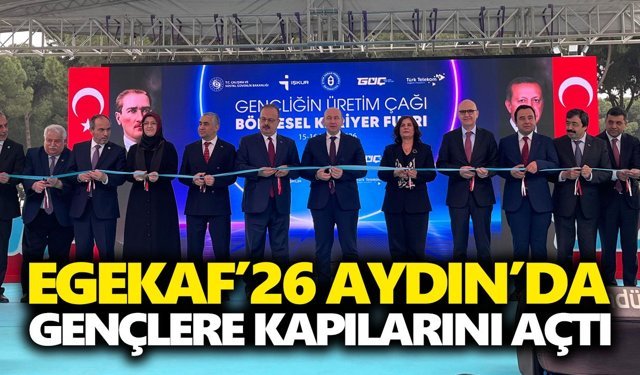 EGEKAF’26 Aydın’da gençlere kapılarını açtı