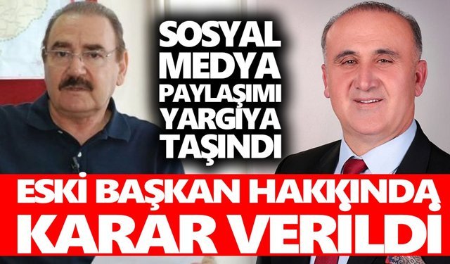 Eski başkan Aksu ile Başkan Kaya mahkemelik oldu