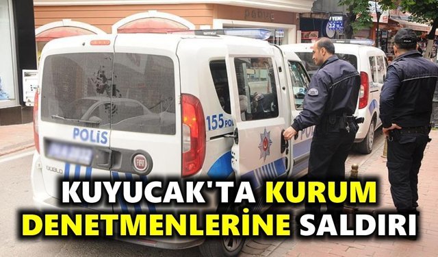 Kuyucak'ta kurum denetmenlerine saldırı