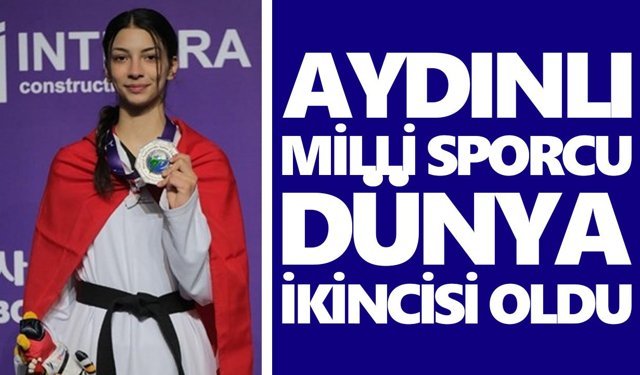 Aydınlı milli sporcudan gururlandıran başarı