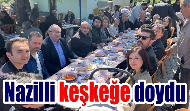 Nazilli Beyerli'de binlerce kişilik hayır