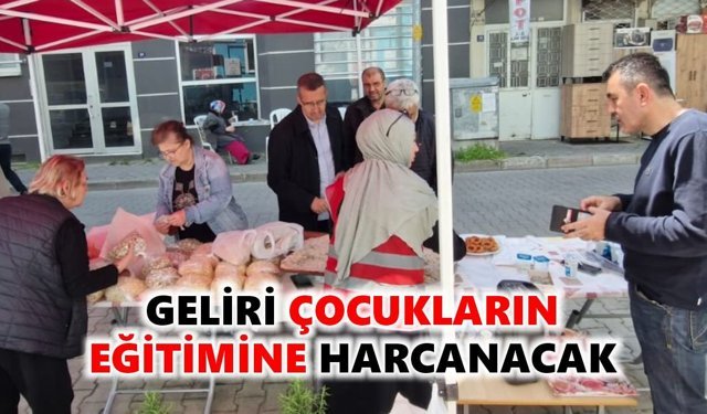 Nazilli'de anlamlı kermes: Geliri çocukların eğitimine harcanacak