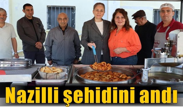 Nazilli’de Şehit Aydemir için lokma hayrı