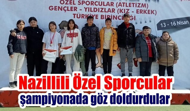 Nazilli'nin özel öğrencileri göğsümüzü kabarttı