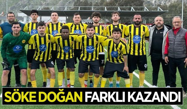 Söke Doğanspor farklı kazandı