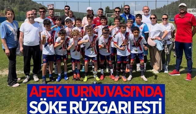Söke ekibi, AFEK Turnuvası'nda ikinci oldu