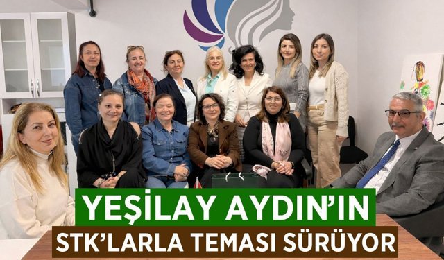 Yeşilay Aydın'ın STK'larla teması sürüyor