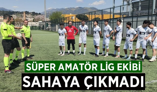 Süper Amatör Lig ekibi hükmen mağlup oldu