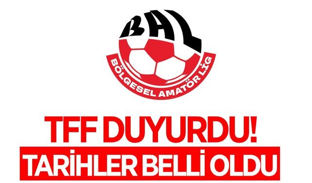 Bölgesel Amatör Lig'de Play-Off tarihleri belli oldu