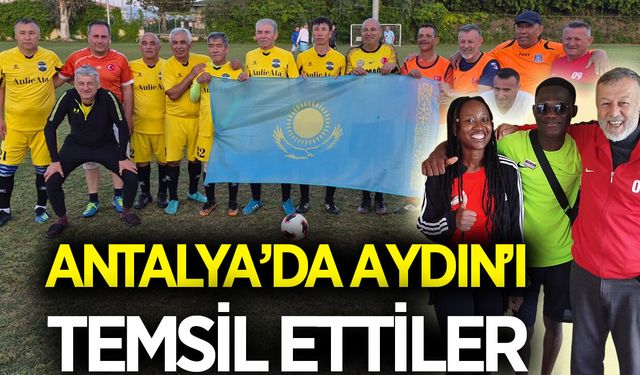 Köşklü veteranlar Antalya'da Aydın'ı temsil etti