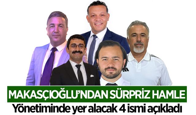 Aydın ASKF Başkan adayı Makasçıoğlu, yönetiminde yer alacak ilk isimleri açıkladı
