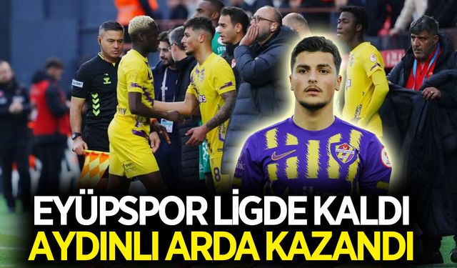 Aydınlı futbolcu, Eyüpspor ile Süper Lig'de kaldı