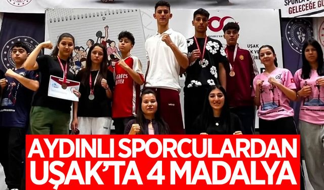 Aydınlı Muaythai sporcularından Uşak’ta 4 madalya