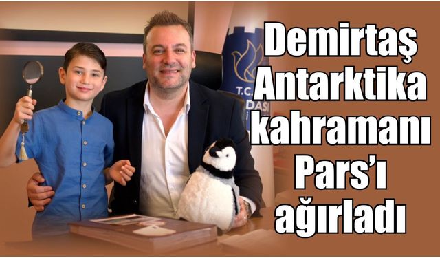 Başkan Vekili Demirtaş minik kaşifi ağırladı