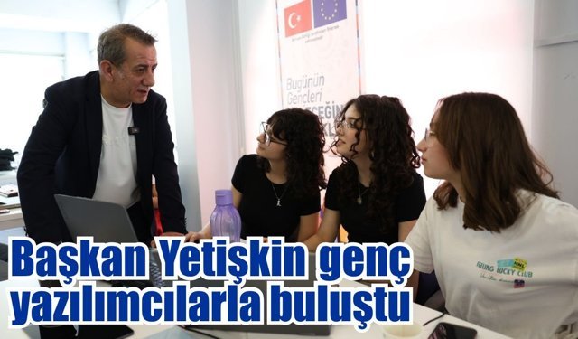 Başkan Yetişkin genç yazılımcılarla finalde buluştu
