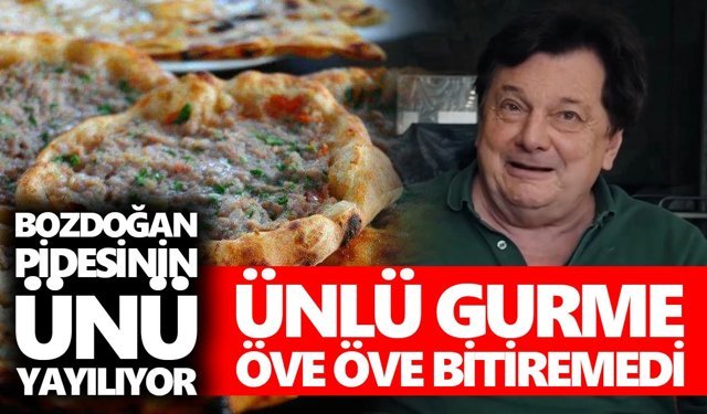 Bozdoğan pidesinin ünü yayılıyor