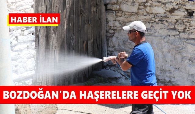 Bozdoğan’da haşerelere geçit yok