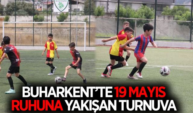 Buharkent'te 19 Mayıs ruhuna yakışan turnuva