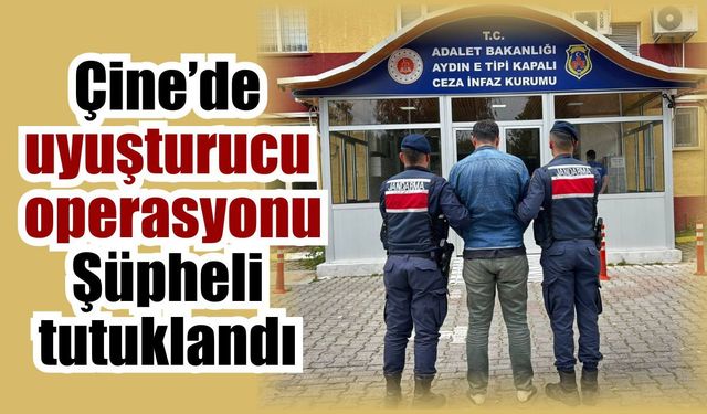 Çine’de uyuşturucu operasyonu: 1 kişi tutuklandı