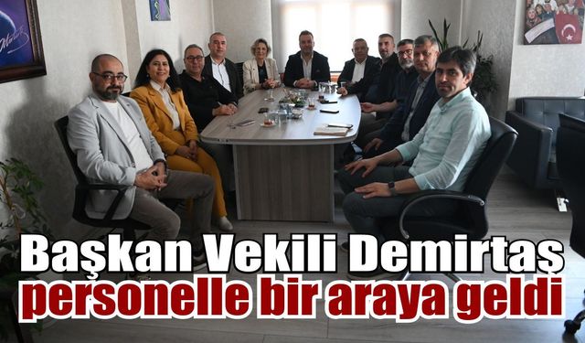 Demirtaş’tan belediye birimlerine ziyaret