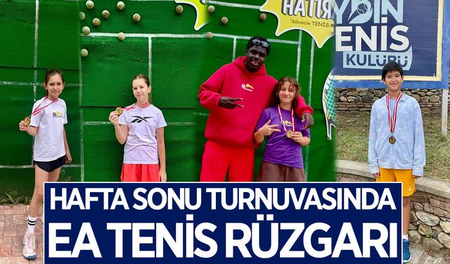 Aydın'daki kortlarda EA Tenis rüzgarı esti