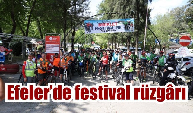 Efeler’de bisiklet festivali start aldı