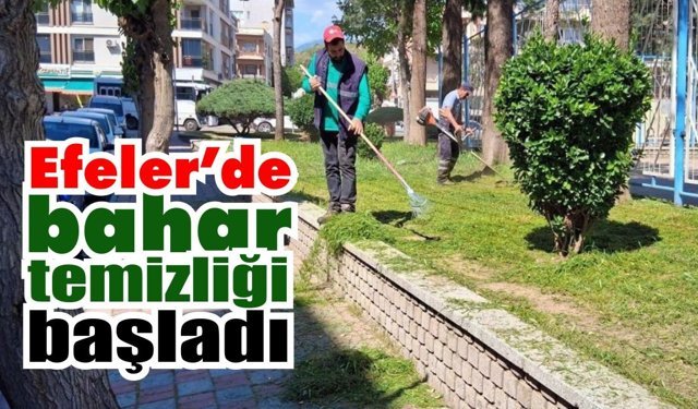 Efeler’de parklar ve yeşil alanlar yenileniyor!
