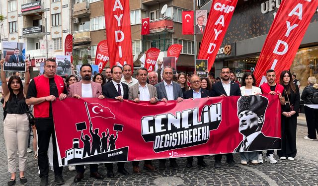 CHP Aydın gençliği 19 Mayıs’ta sokaktaydı