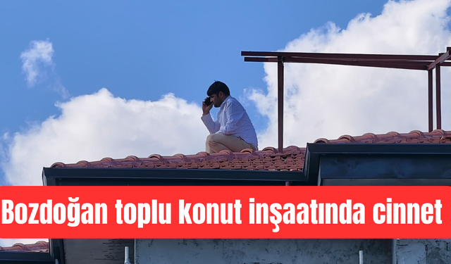 Bozdoğan toplu konut inşaatında cinnet