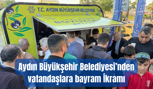 Aydın’da bayram namazı sonrası geleneksel bayramlaşma