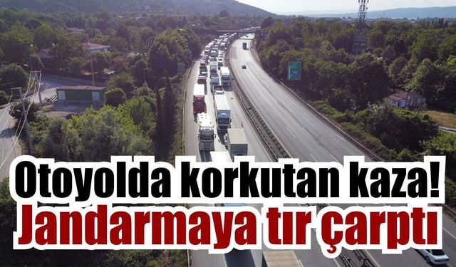 İzmir Otoyolunda korku dolu anlar