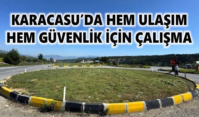 Karacasu’da yol ve güvenlik mesaisi sürüyor