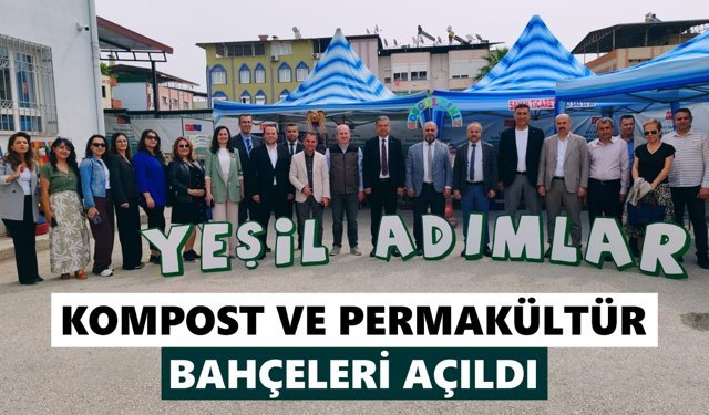 Nazilli'de dikkat çeken etkinlik: Kompost ve Permakültür Bahçeleri açıldı