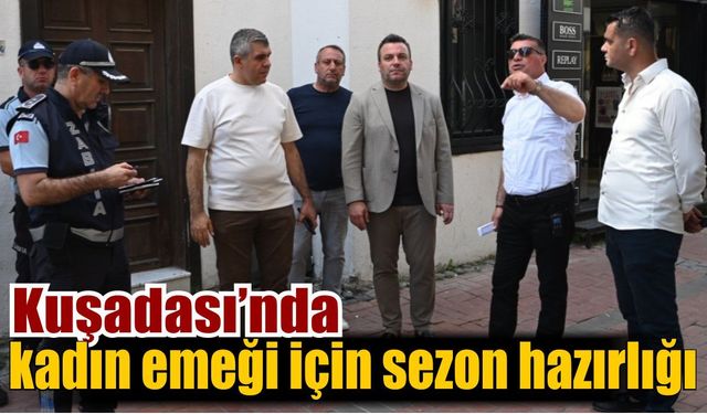 Kuşadası Belediyesi’nden üreten kadınlara destek