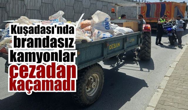 Kuşadası’nda kamu yolunu kirleten firmalara ceza yağdı