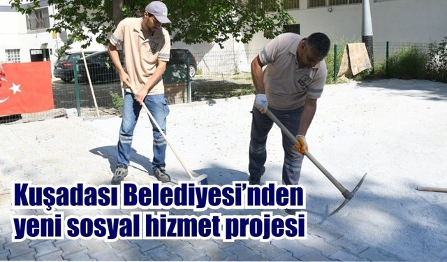 Kuşadası’nda yeni taziye birimi İçin ilk kazma vuruldu