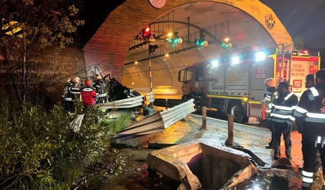 Otoyolda dehşet! Tünel girişindeki kaza can aldı