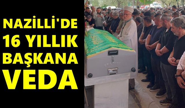 Nazilli'de 16 yıllık başkana veda