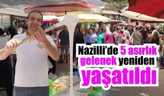 Nazilli'de gencer pazarı geleneği sürüyor