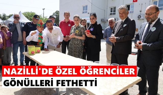 Nazilli’de özel öğrenciler gönülleri fethetti